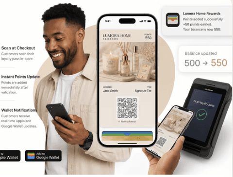 Instant loyalty points at checkout