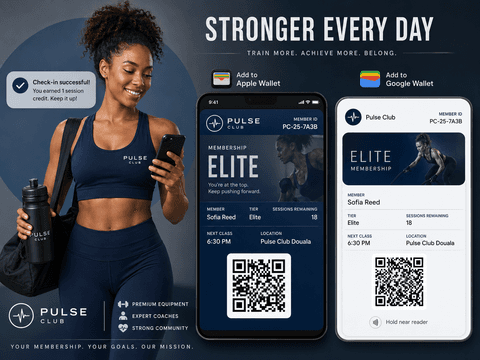 Apple Wallet & Google Wallet Membership Cards